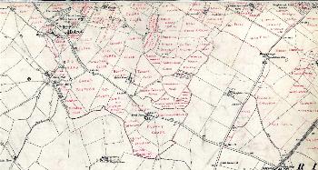 Field names in the south of the parish